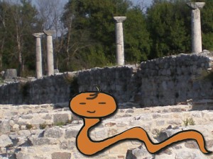 «Mε το Φειδία, το φιδάκι, στο αρχαίο μαγαζάκι».